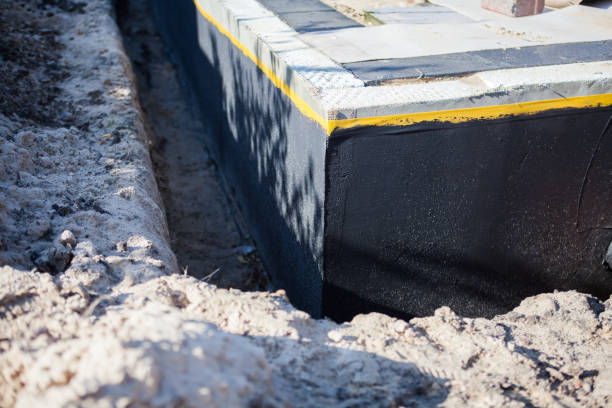 Professional Exterior Waterproofing technician working in Fox Lake, WI
